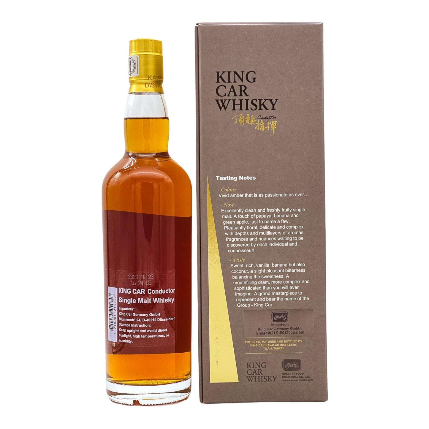 Kavalan | King Car Conductor | Single Malt Taiwanese Whisky | 0,7l | 46%GET A BOTTLE