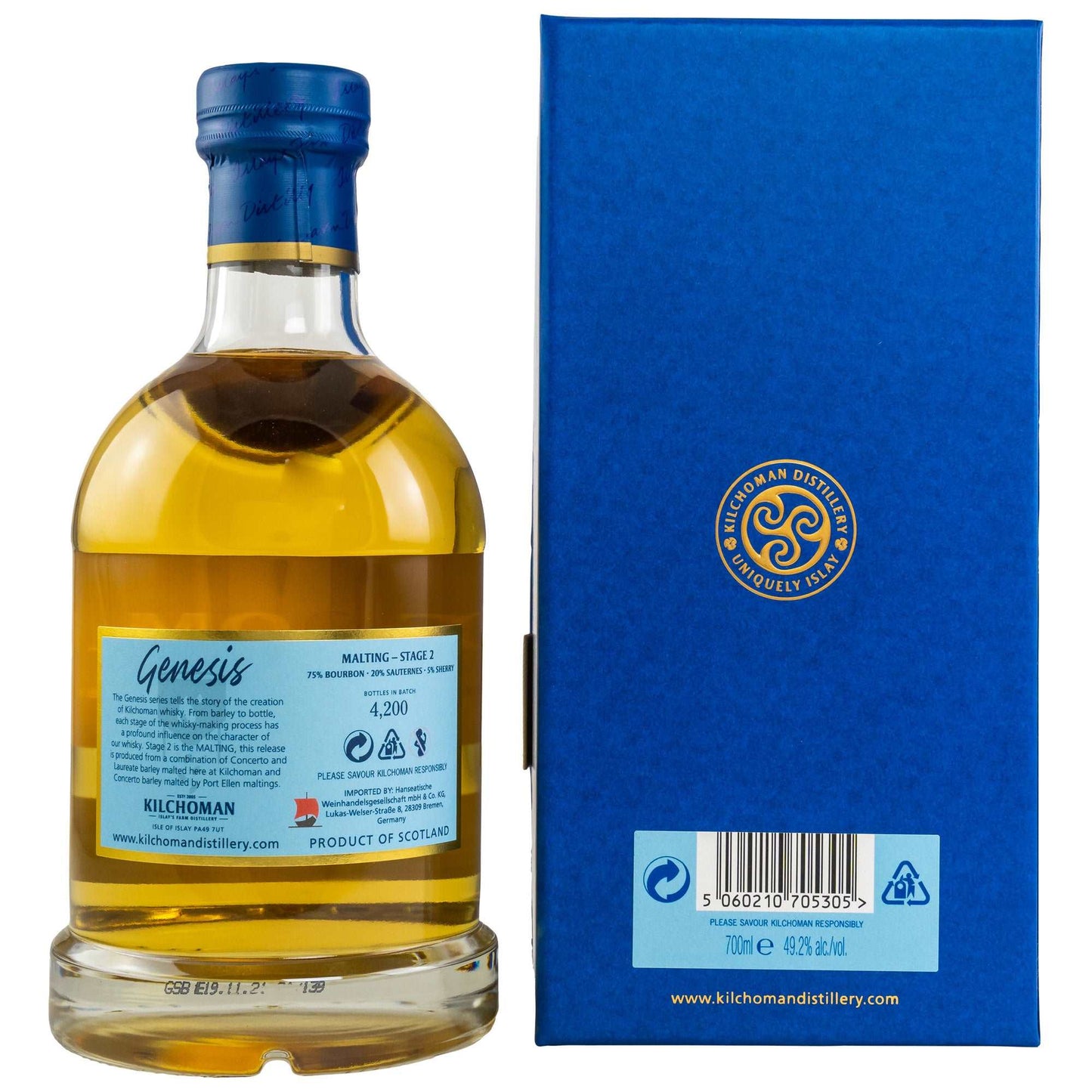 Kilchoman Genesis Stage 2 | Malting - Limited Edition | 0,7l | 49,2%GET A BOTTLE