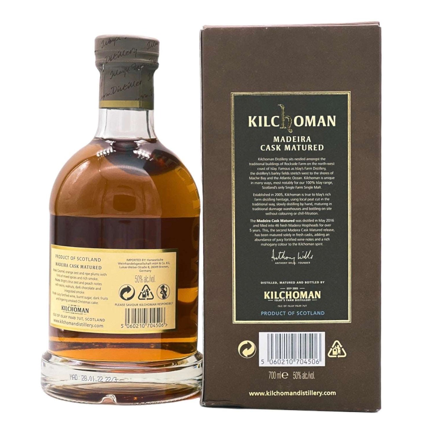 Kilchoman | Madeira Cask Matured | 0,7l | 50%GET A BOTTLE