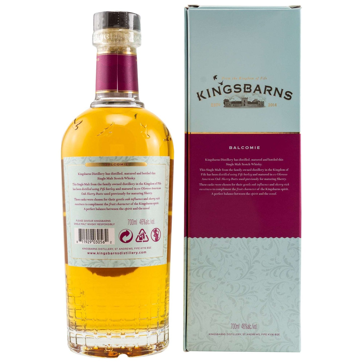 Kingsbarns | Balcomie | Sherry Cask | 0,7l | 46%GET A BOTTLE