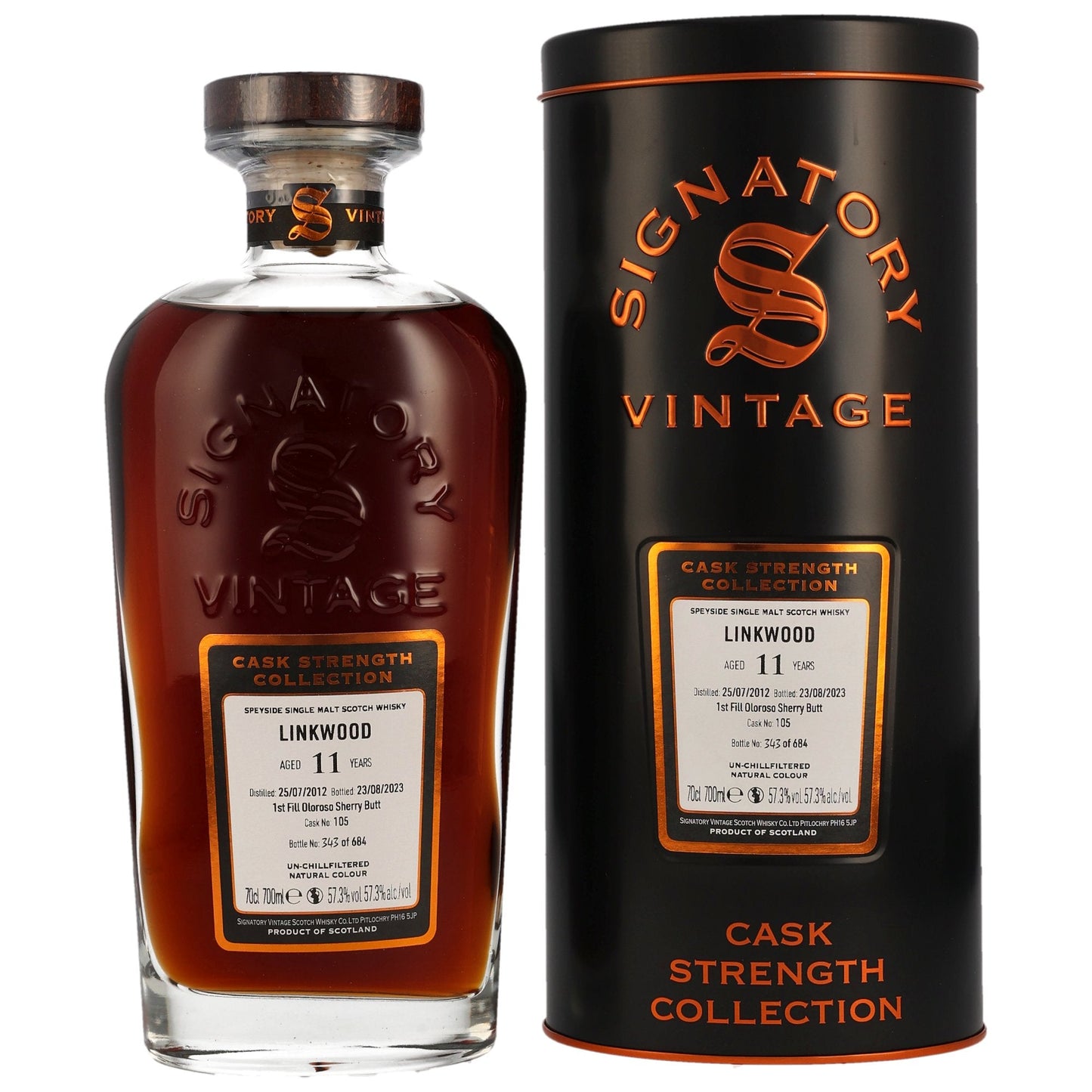 Linkwood | 11 Jahre | 2012/2023 | #105 | Signatory Vintage | Cask Strength Collection | 57,3%GET A BOTTLE