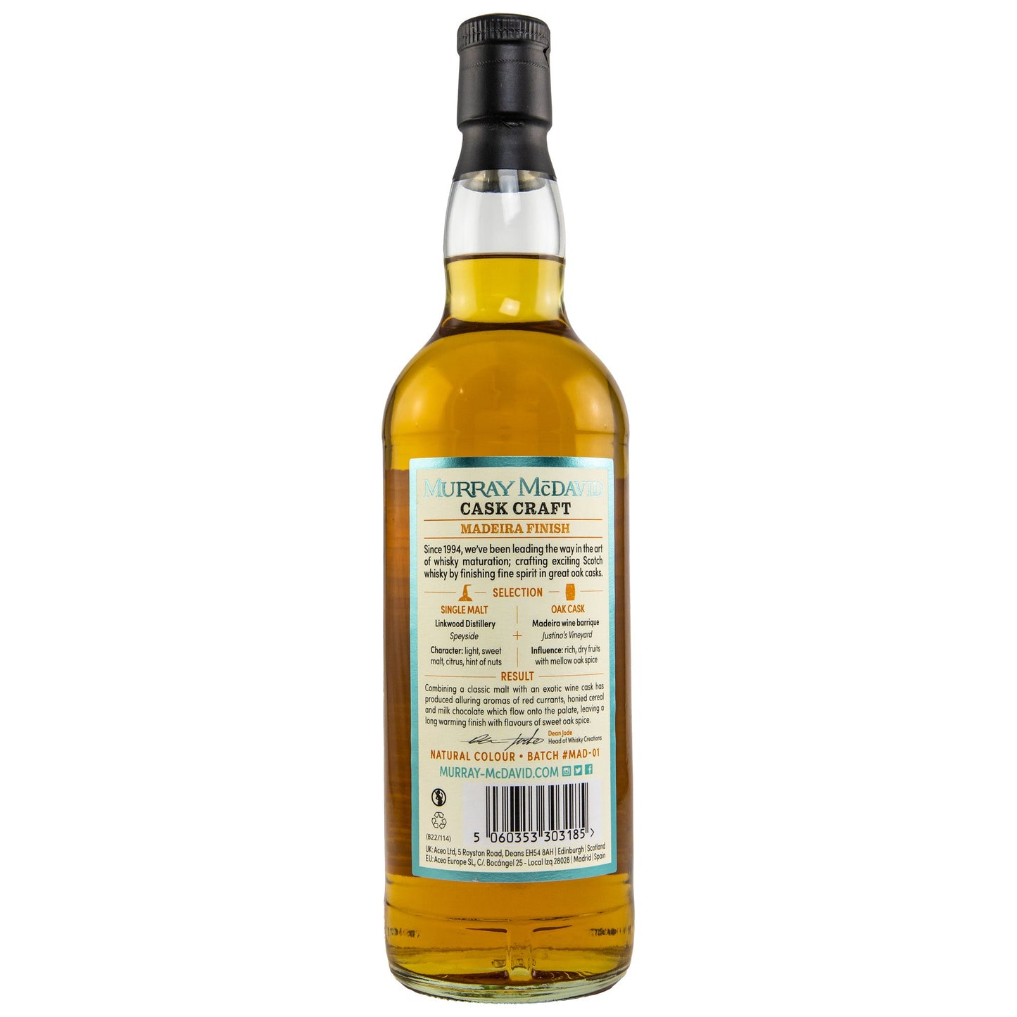 Linkwood | Murray McDavid | Madeira Finish | Cask Craft | 0,7l | 44,5%GET A BOTTLE