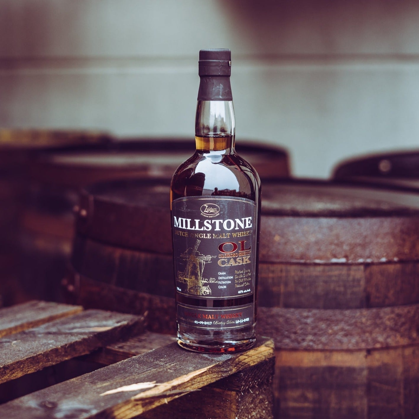Millstone | 5 Jahre | 2017/2022 | Oloroso Sherry Cask | Dutch Whisky | 46%GET A BOTTLE
