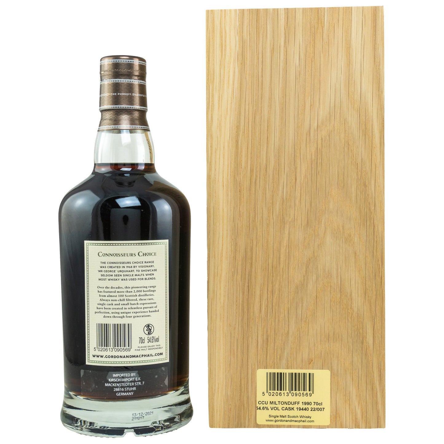 Miltonduff | 31 Jahre | 1990/2021 | Sherry Butt #19440 | Gordon & MacPhail | Connoisseurs Choice | 0,7l | 54,6%GET A BOTTLE