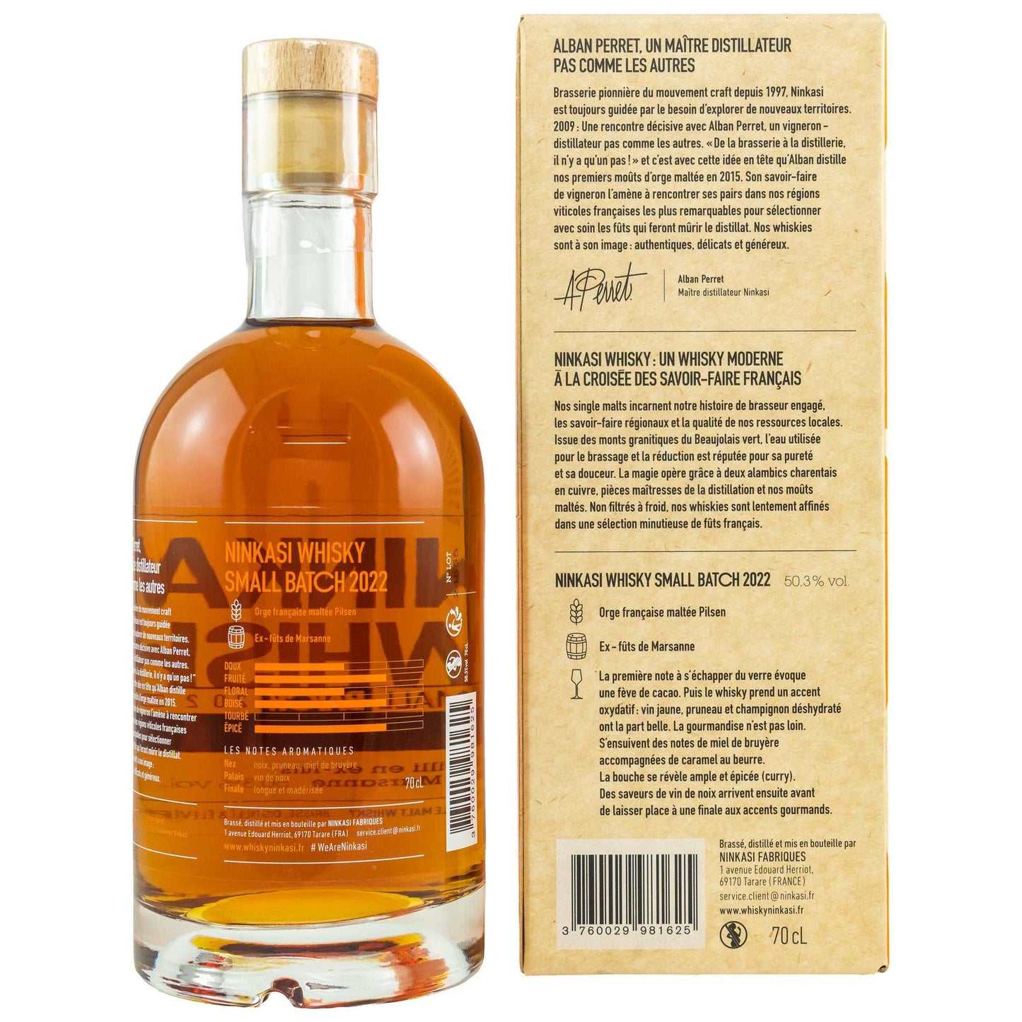 Ninkasi Whisky | Small Batch 2022 | Single Malt French Whisky | 0,7l | 50,3%GET A BOTTLE