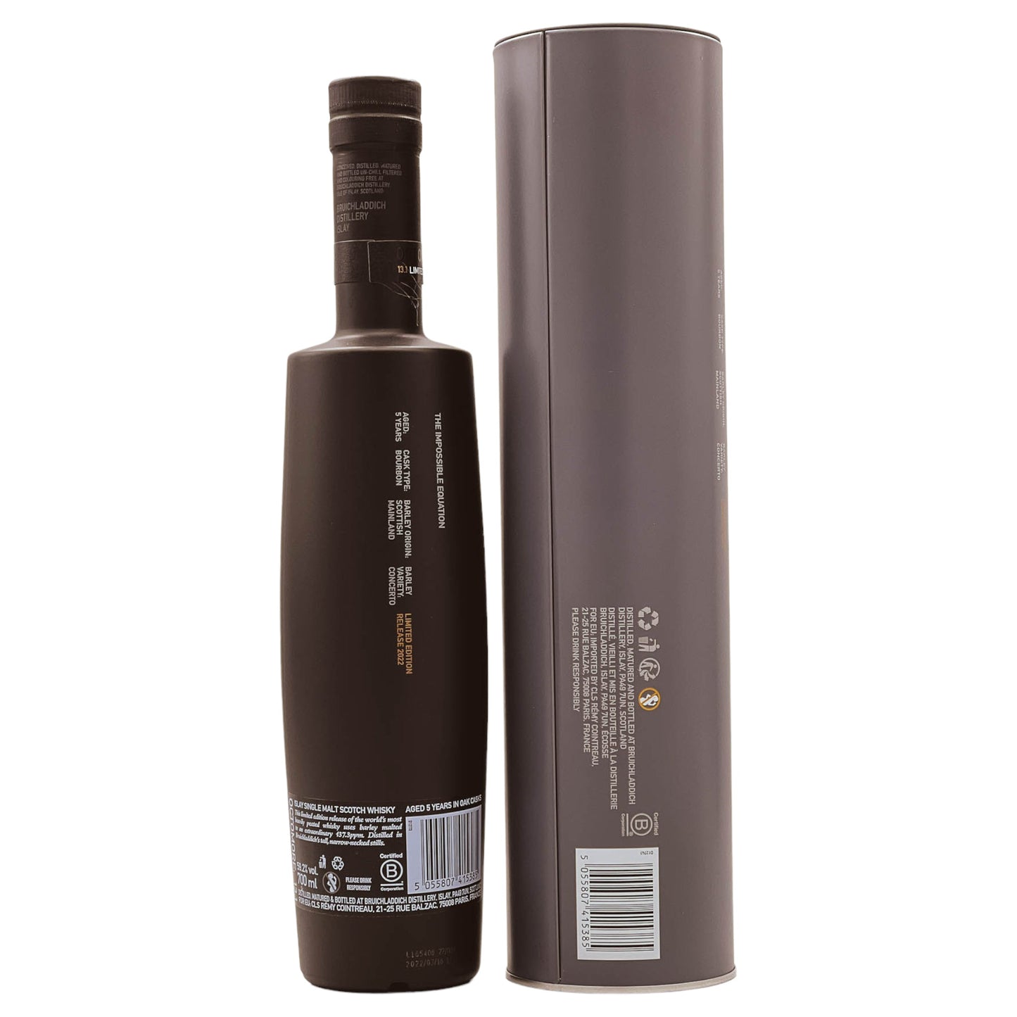 Octomore | 5 Jahre | 13.1 | PPM: 137.3 | Bruichladdich Distillery | 0,7l | 59,2%GET A BOTTLE