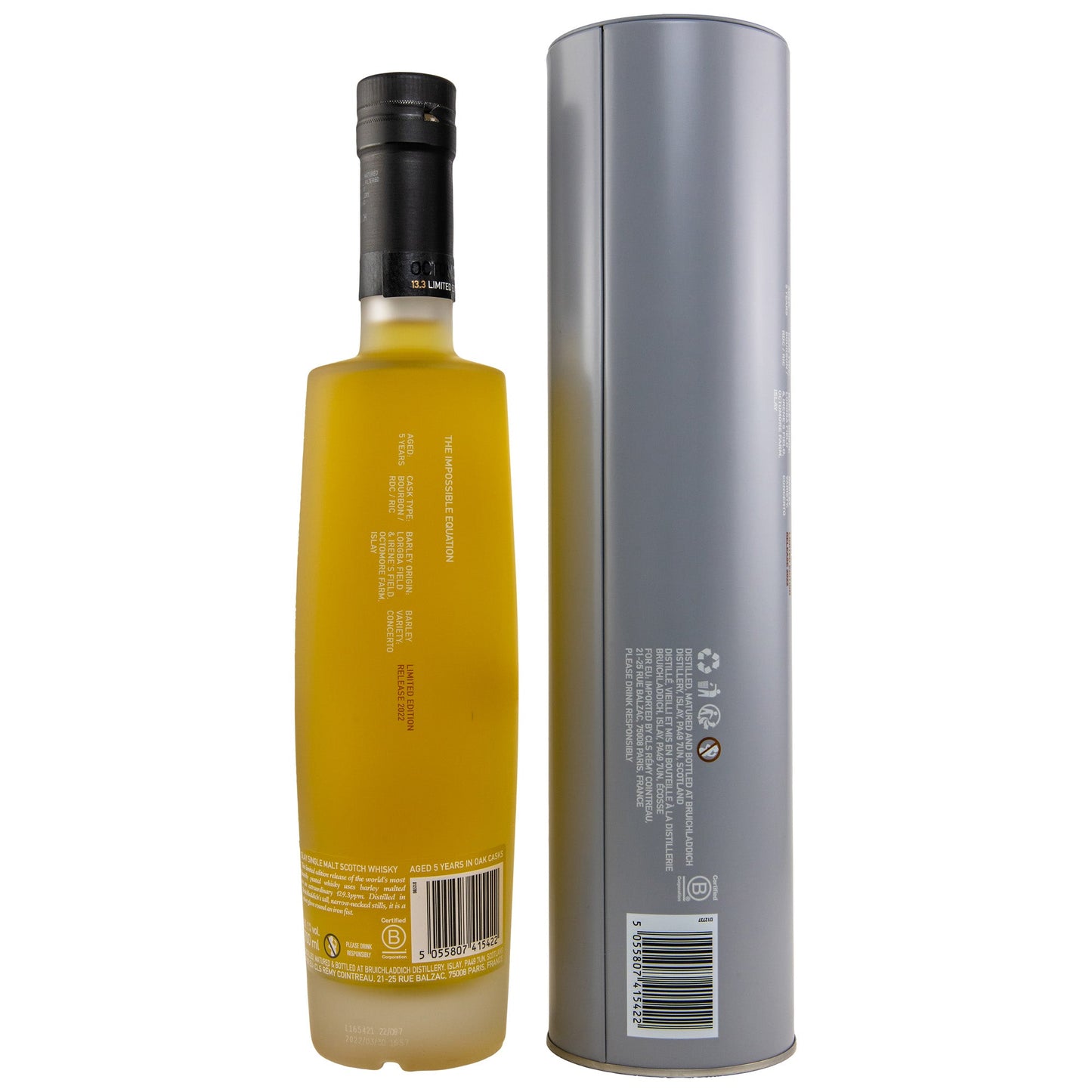 Octomore | 5 Jahre | 13.3 | PPM: 129.3 | Bruichladdich Distillery | 0,7l | 61,1%GET A BOTTLE