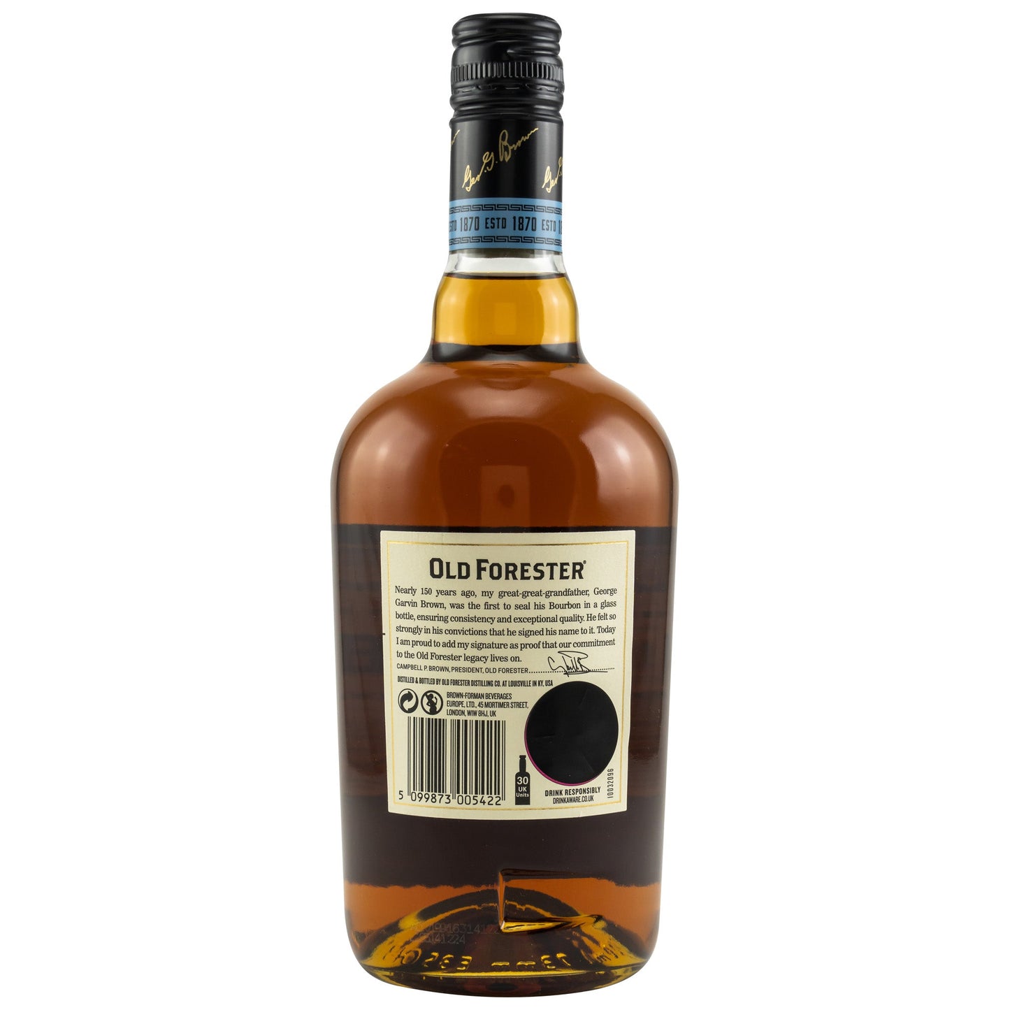 Old Forester | 86 Proof | Kentucky Straight Bourbon Whisky | 0,7l | 43%GET A BOTTLE