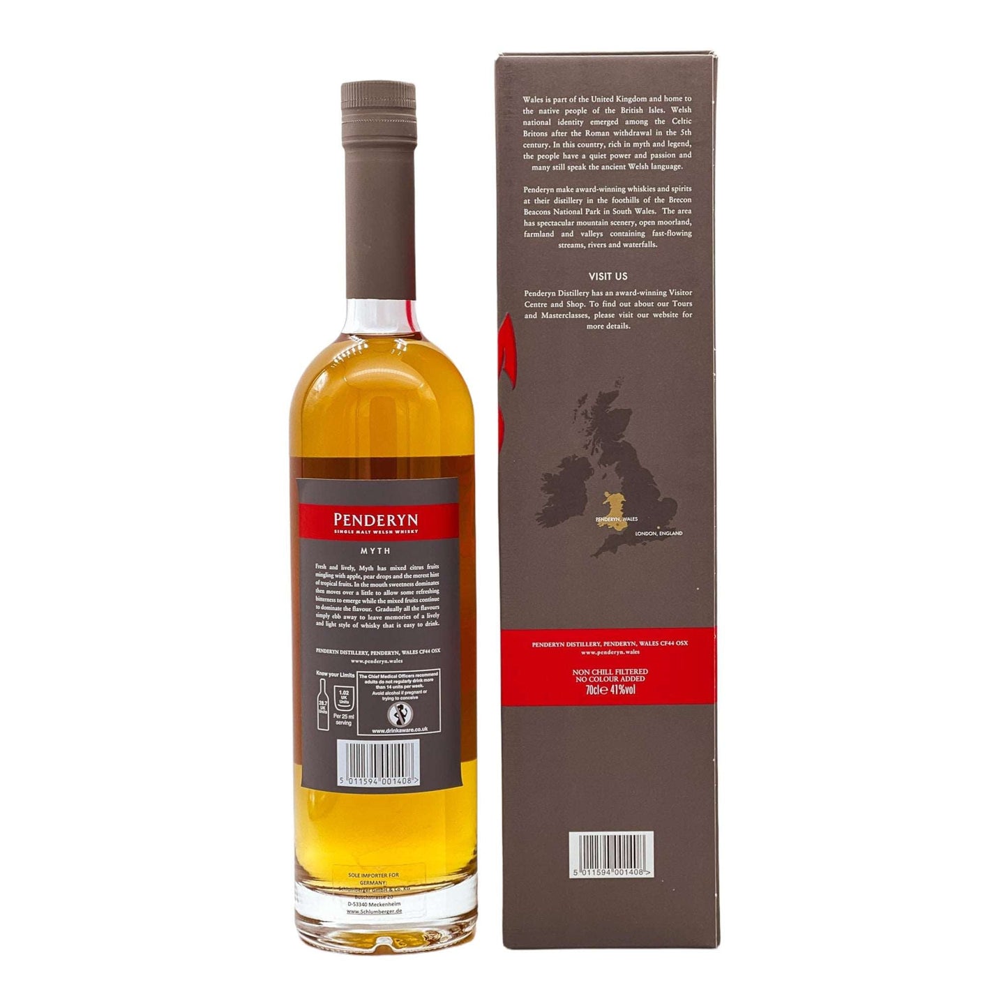 Penderyn | Myth | Single Malt Welsh Whisky | 0,7l | 41%GET A BOTTLE