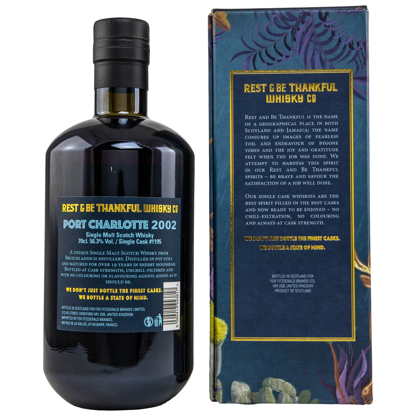 Port Charlotte | 19 Jahre | 2002/2022 | Single Cask #1195 | Rest & Be Thankful | 0,7l | 56,3%GET A BOTTLE