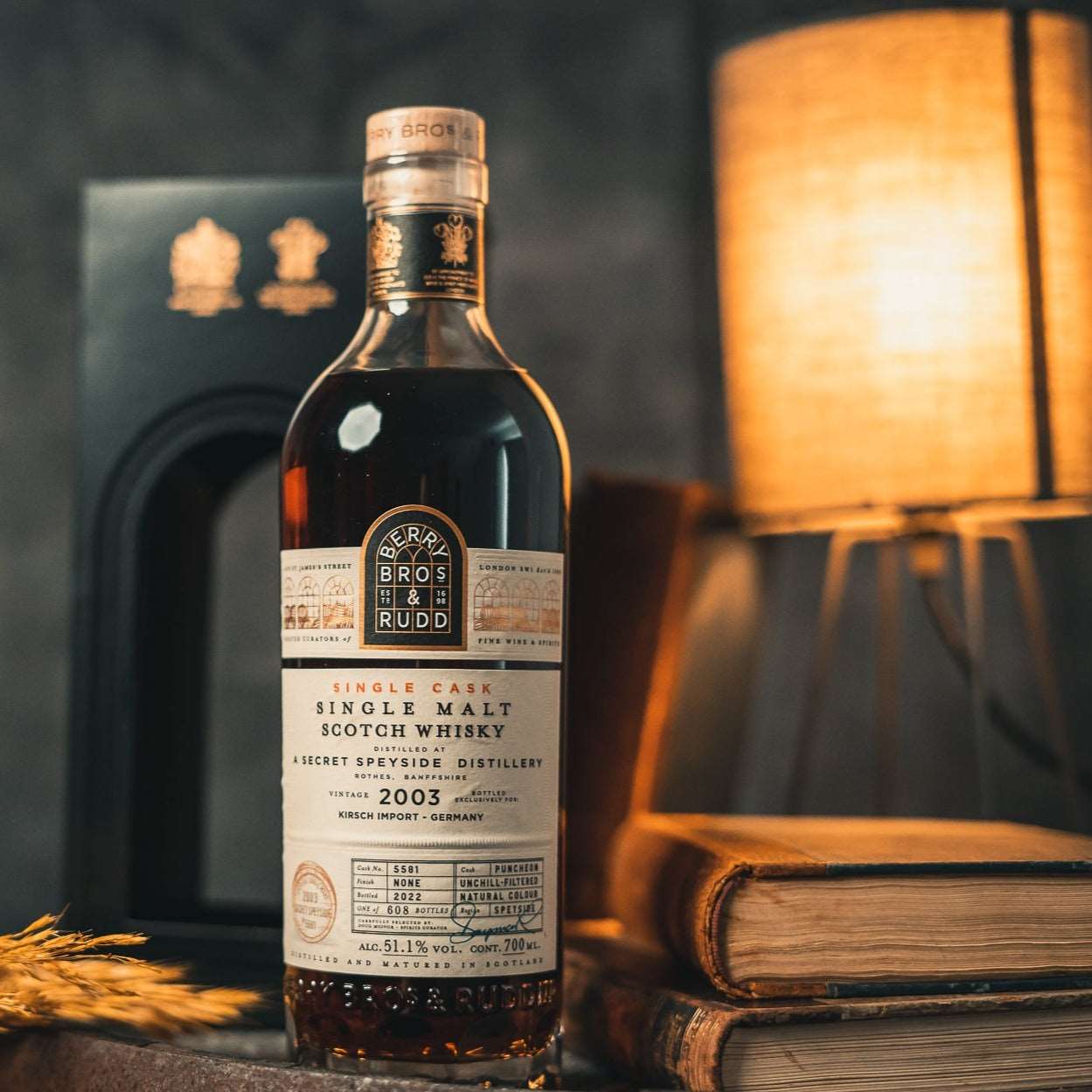 Secret Speyside | 18-19 Jahre | 2003/2022 | Cask #5581 | Berry Bros and Rudd | Kirsch Exclusive | 0,7l | 51,1%GET A BOTTLE