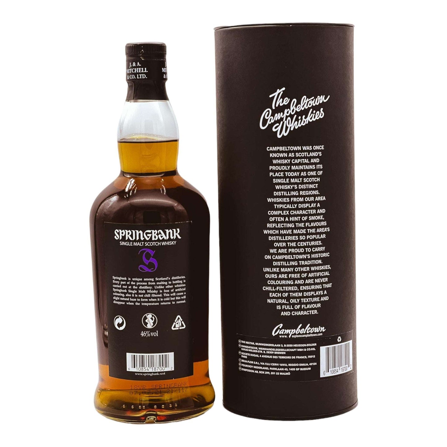Springbank | 18 Jahre | 0,7l | 46%GET A BOTTLE