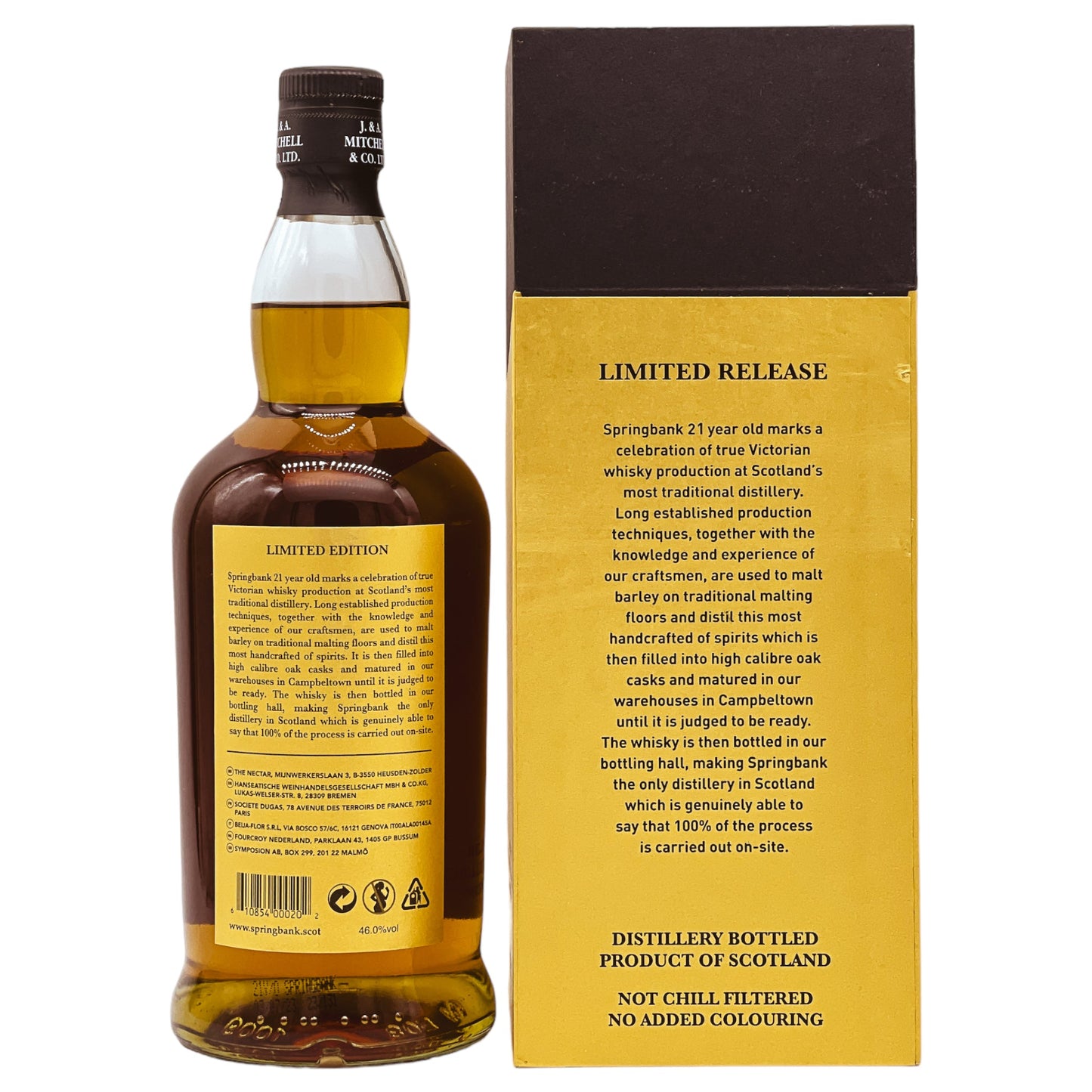 Springbank | 21 Jahre | 2023 Abfüllung | 46%GET A BOTTLE