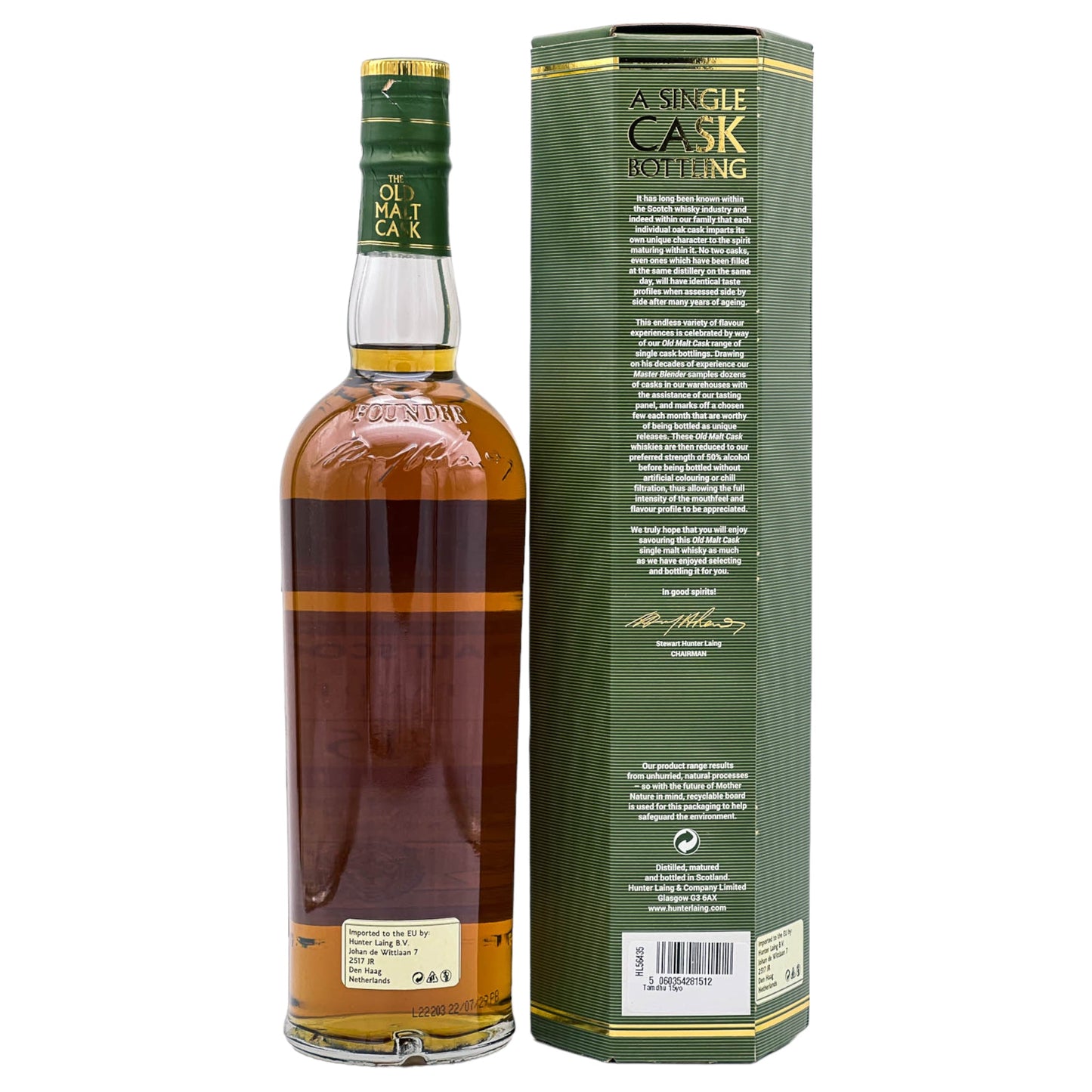 Tamdhu | 15 Jahre | 2007 | The Old Malt Cask | Cask 2: OMC 3167 | Hunter Laing | 0,7l | 50%GET A BOTTLE
