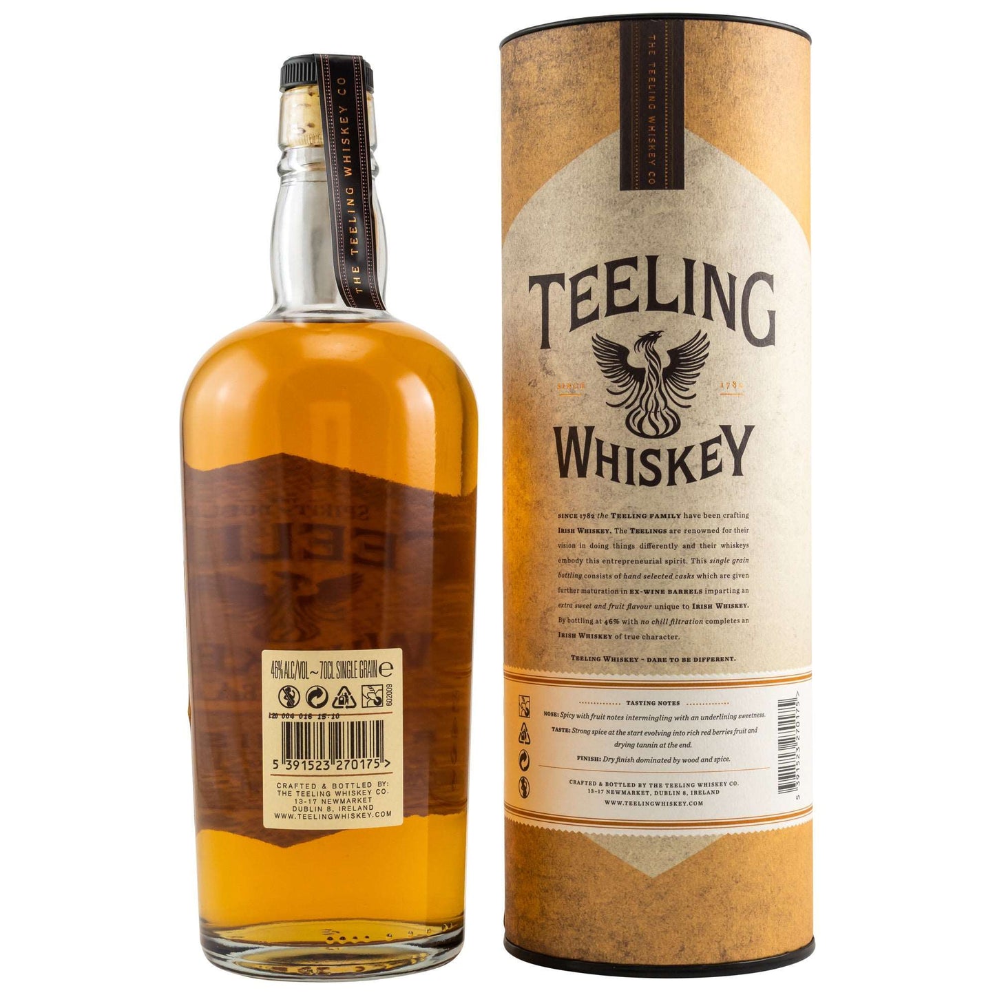 Teeling | Single Grain / Wine Cask Finish | Irish Whiskey | 0,7l | 46%GET A BOTTLE