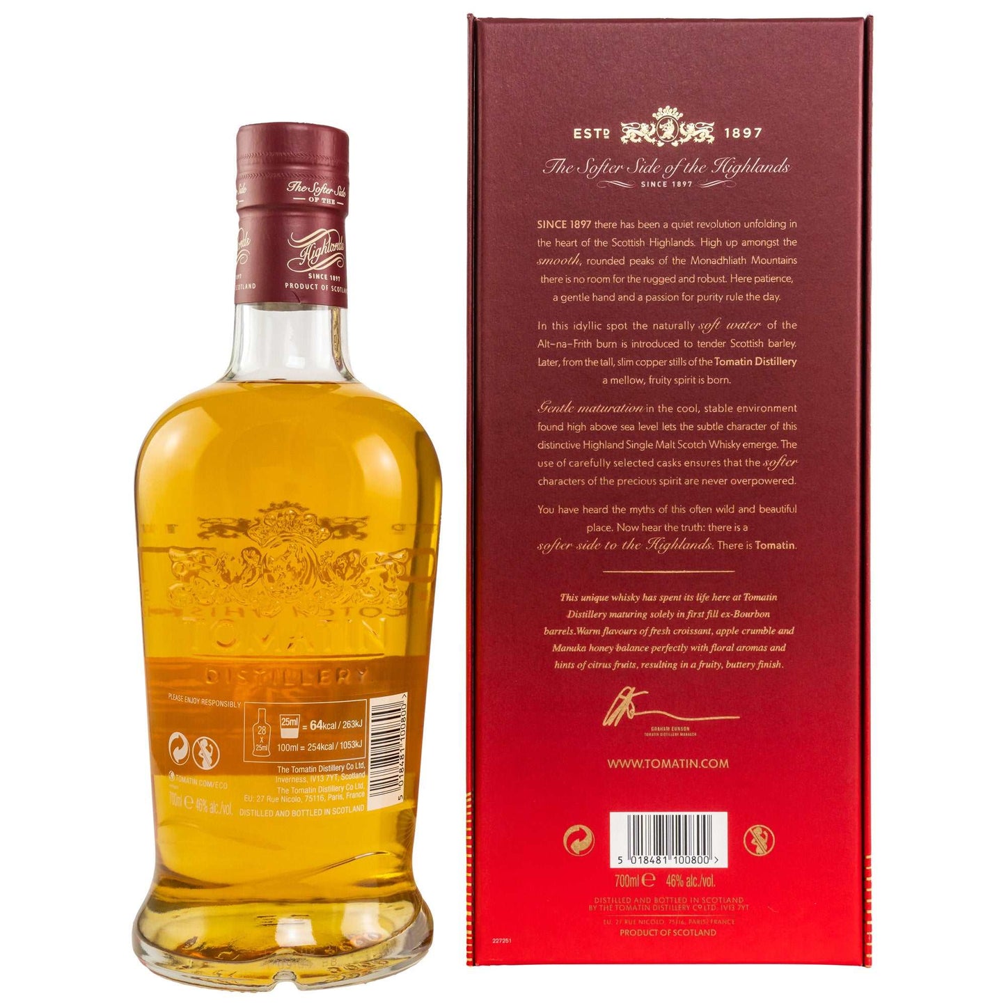 Tomatin | 21 Jahre | Bourbon Barrels | Travel Retail Exclusive | 0,7l | 46%GET A BOTTLE