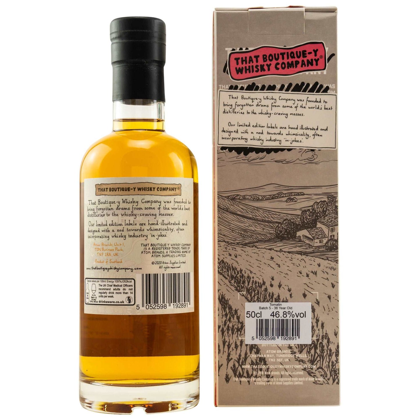 Tomatin | 36 Jahre | Batch 5 | That Boutique-y Whisky Company | 0,5l | 46,8%GET A BOTTLE
