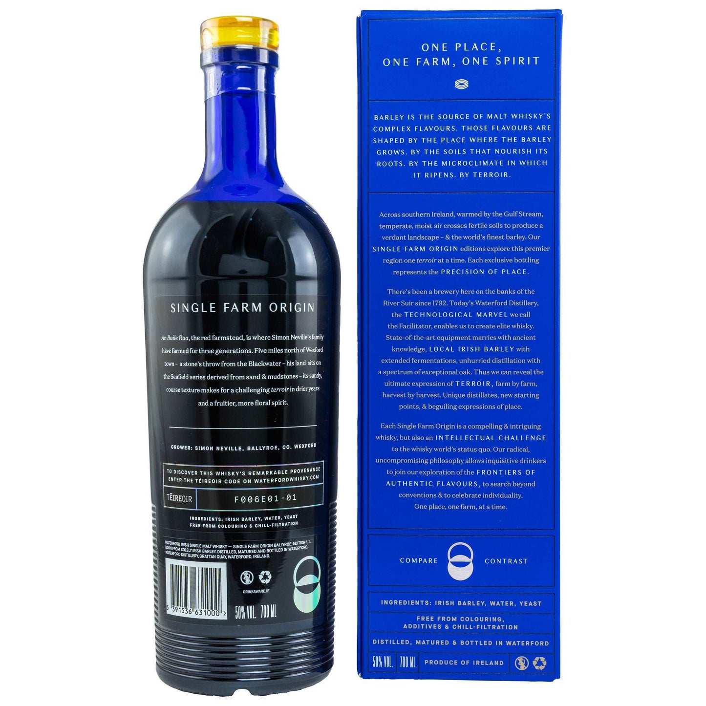 Waterford | Ballyroe 1.1 | Single Malt Irish Whiskey | 0,7l | 50%GET A BOTTLE