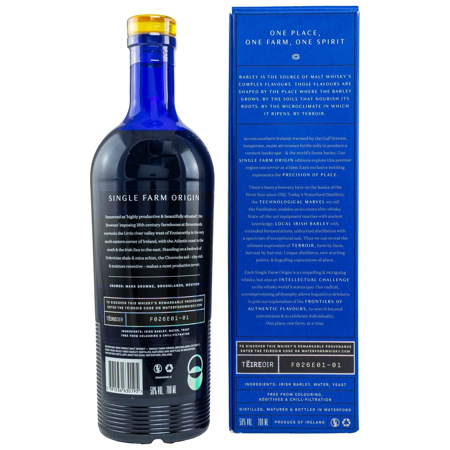 Waterford | Broomlands 1.1 | Single Malt Irish Whiskey | 0,7l | 50%GET A BOTTLE