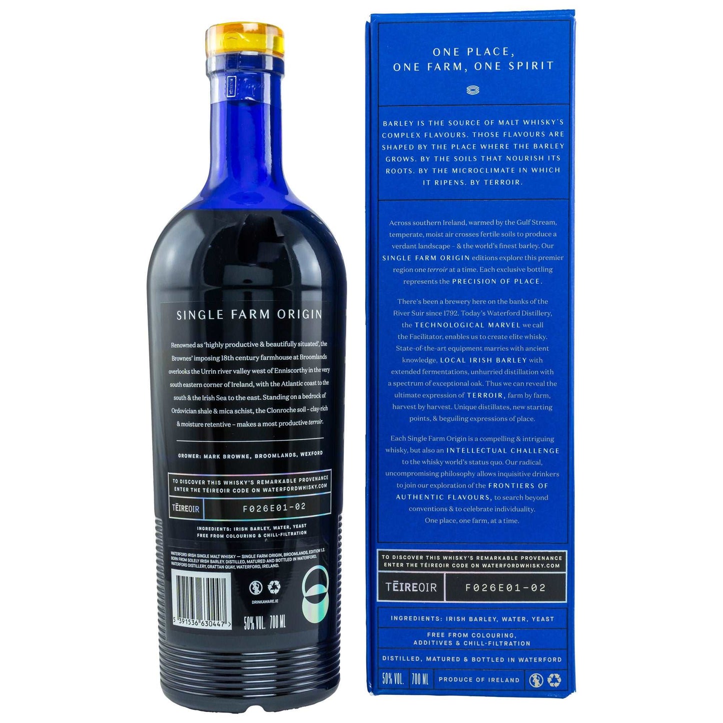 Waterford | Broomlands 1.2 | Single Malt Irish Whiskey | 0,7l | 50%GET A BOTTLE