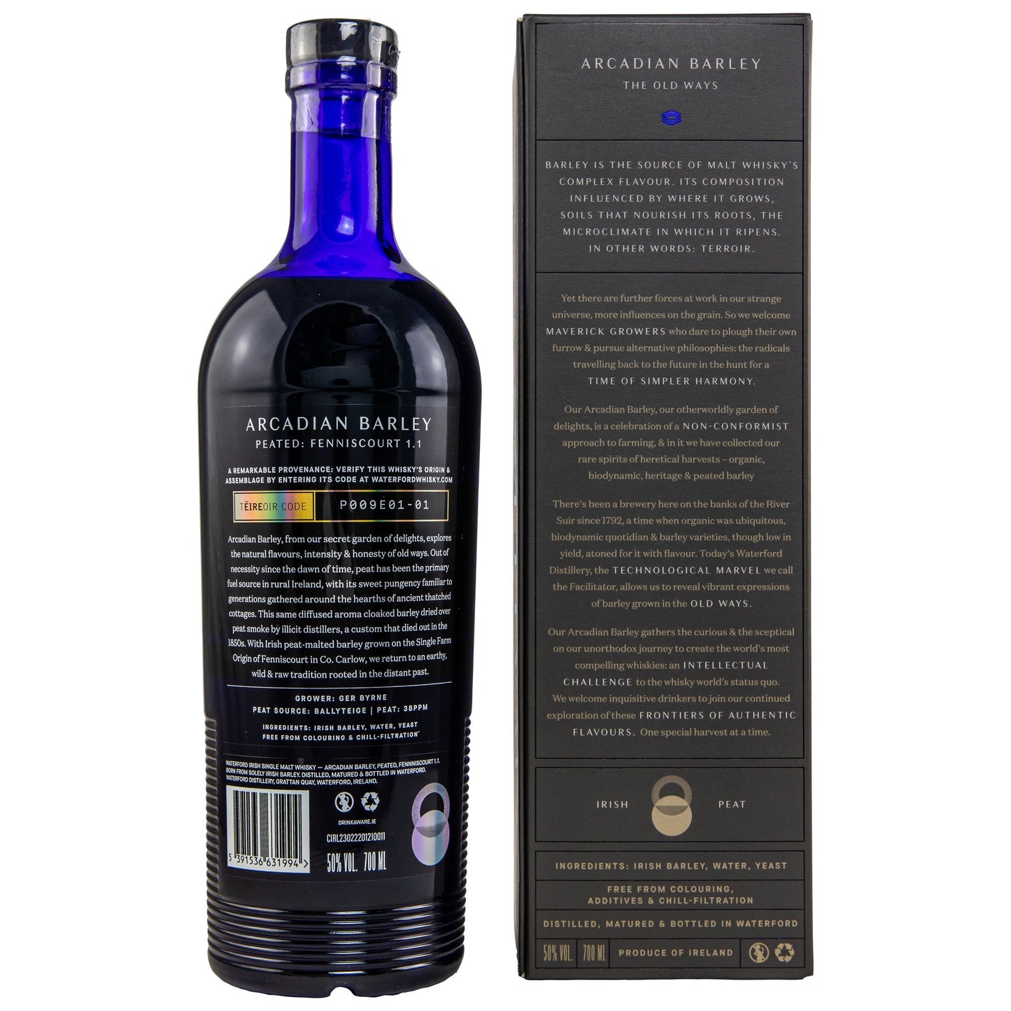 Waterford | Peated: Fenniscourt 1.1 | Single Malt Irish Whiskey | 0,7l | 50%GET A BOTTLE