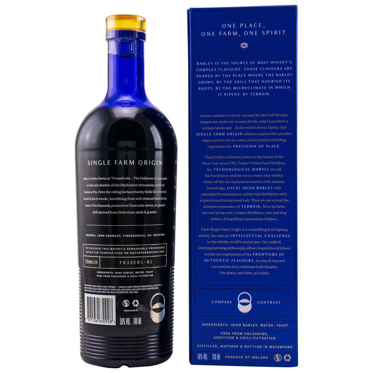 Waterford | Tinnashrule 1.1 | Germany Exclusive | Single Malt Irish Whiskey | 0,7l | 50%GET A BOTTLE