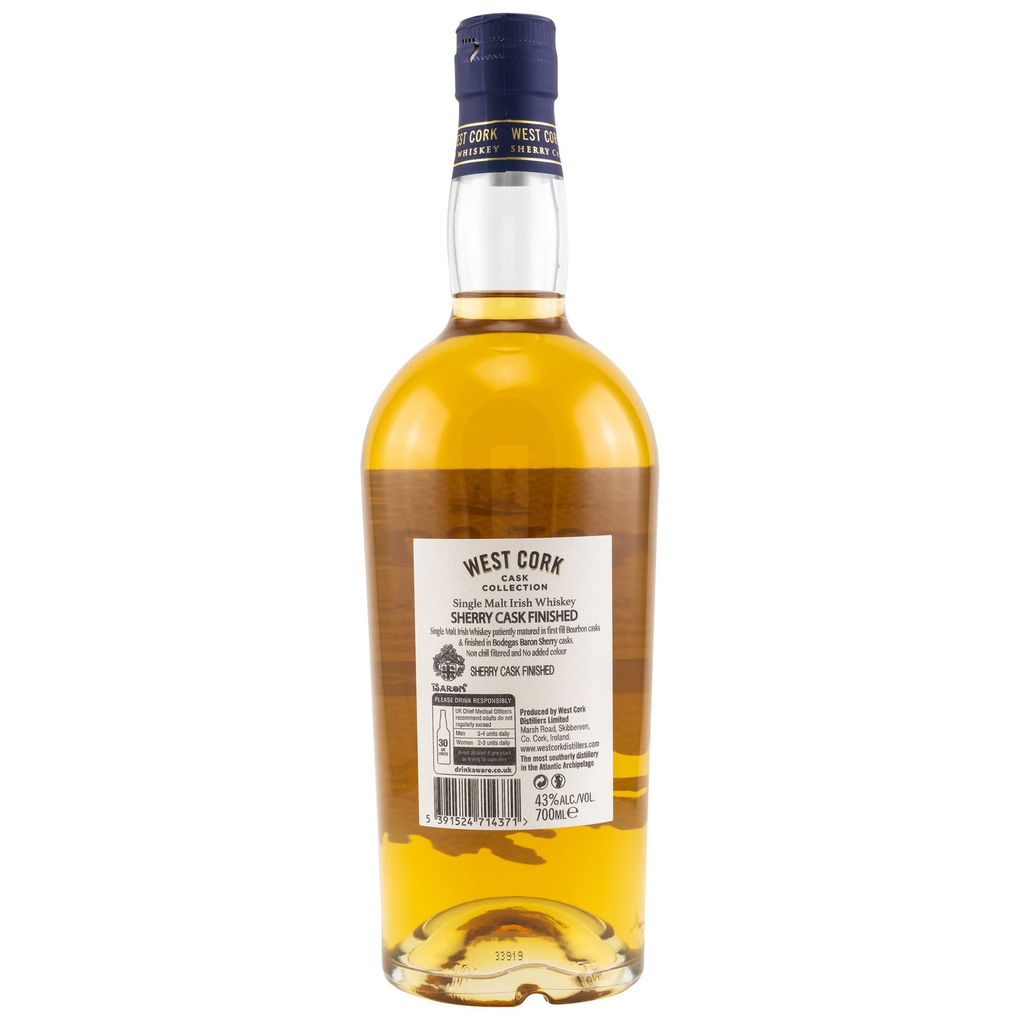 West Cork | Sherry Cask Finish | Single Malt Irish Whiskey | 0,7l | 43%GET A BOTTLE