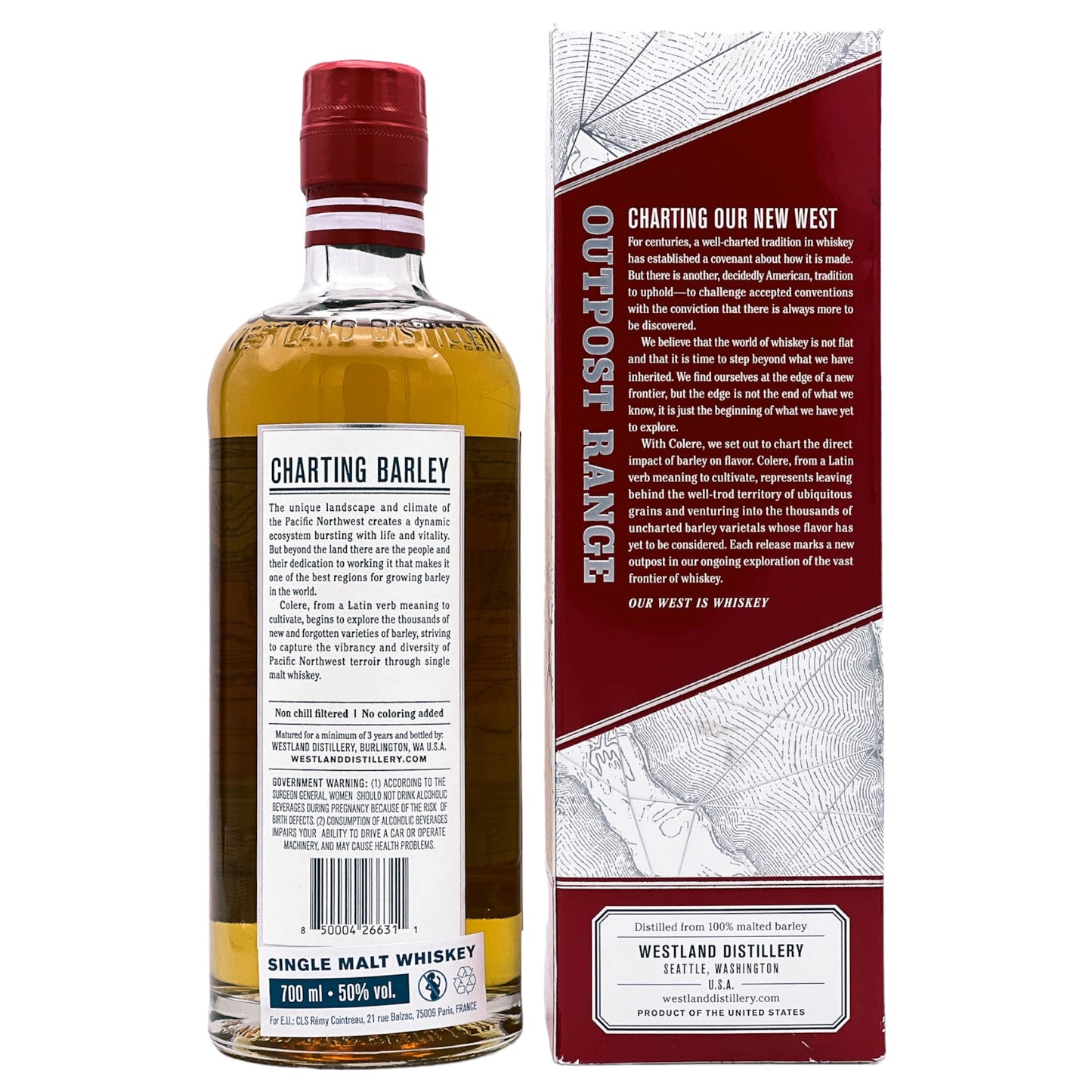 Westland | Colere | 2nd Edition | 2022 Release | American Single Malt Whiskey | 0,7l | 50%GET A BOTTLE