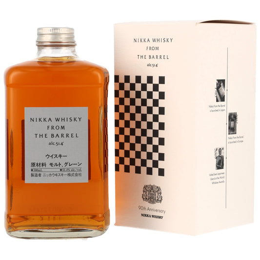 Nikka Whisky from the Barrel | 90th Anniversary Edition | Japanese Whisky | 0,5l | 51,4%