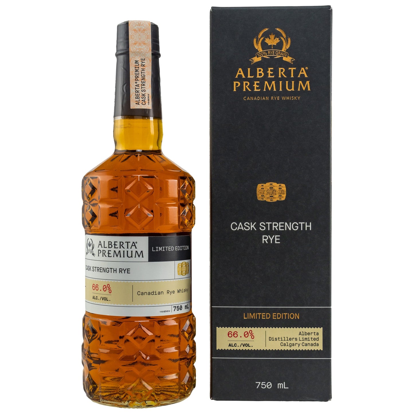 Alberta Premium | Cask Strength Rye | Canadian Rye Whisky | 0,75l | 66%GET A BOTTLE