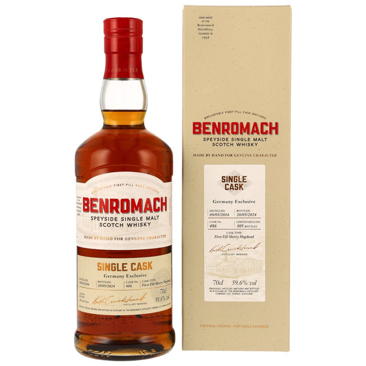 Benromach | Sherrry Hogshead #486 | 2014/2024 | Germany Exclusive | 59,6%GET A BOTTLE