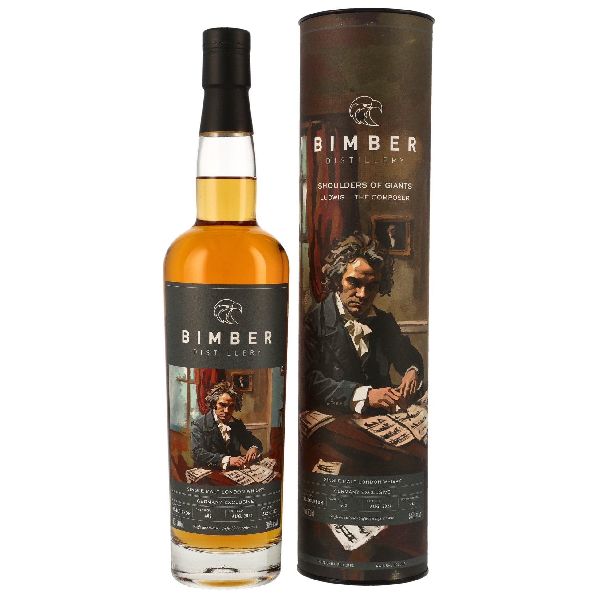 Bimber | Bourbon Cask #402 | Germany Edition 2024 - Shoulders of Giants Ludwig | 58,7%GET A BOTTLE