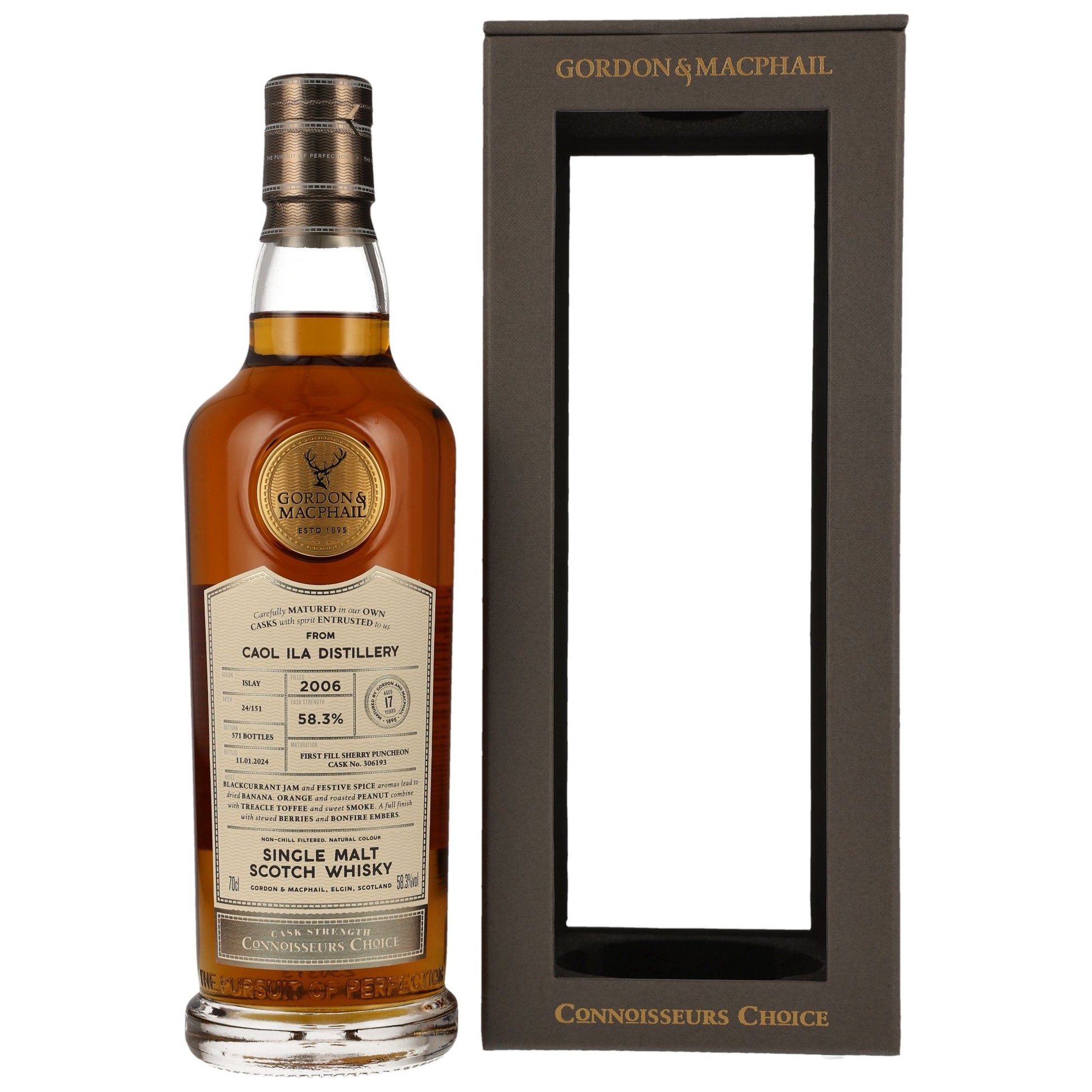 Caol Ila | 17 Jahre | 2006/2024 | Gordon & MacPhail | Connoisseurs Choice | Cask #306193 | 58,3%GET A BOTTLE