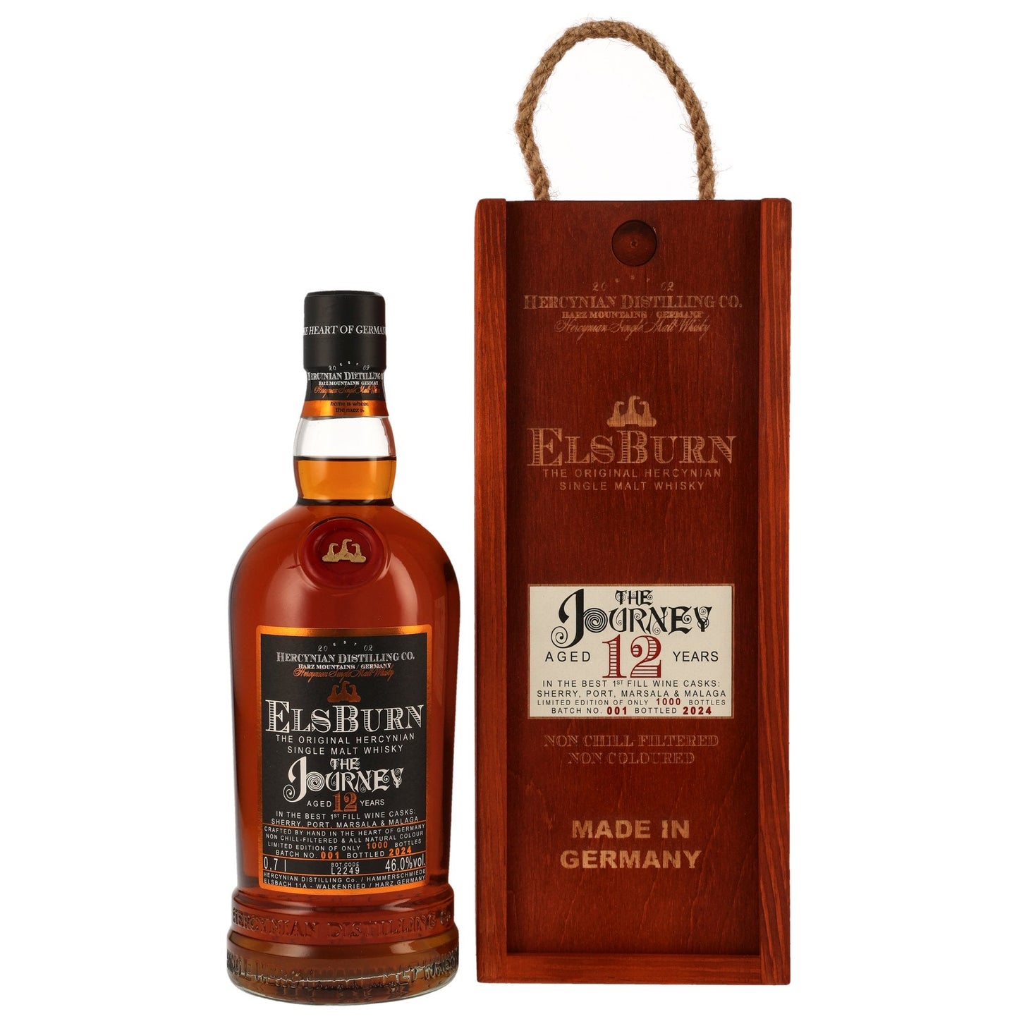 ElsBurn | The Journey | 12 Jahre | Hercynian German Whisky | 46%GET A BOTTLE