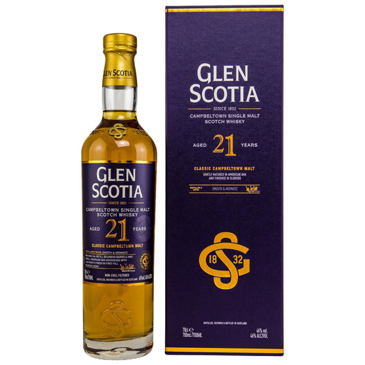 Glen Scotia | 21 Jahre | Second Edition | 46%GET A BOTTLE