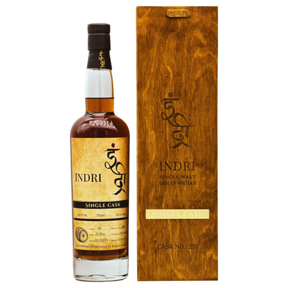 Indri | Single Cask Wine #226 | 7 Jahre | Indian Whisky | 58,5%GET A BOTTLE