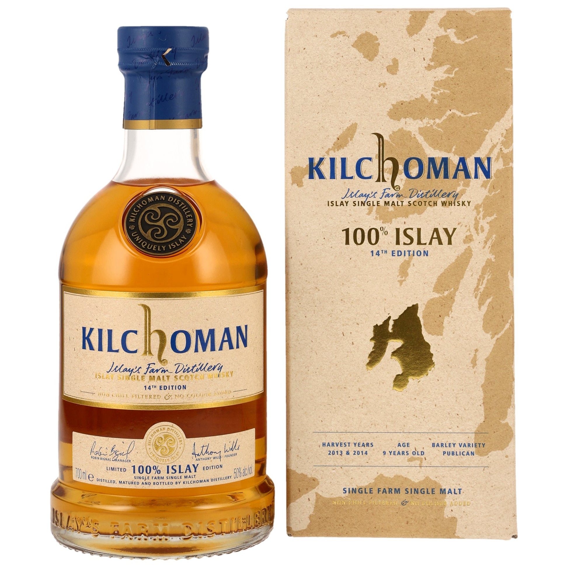 Kilchoman | 100% Islay | The 14th Edition | Bourbon & Sherry Casks | 50%GET A BOTTLE