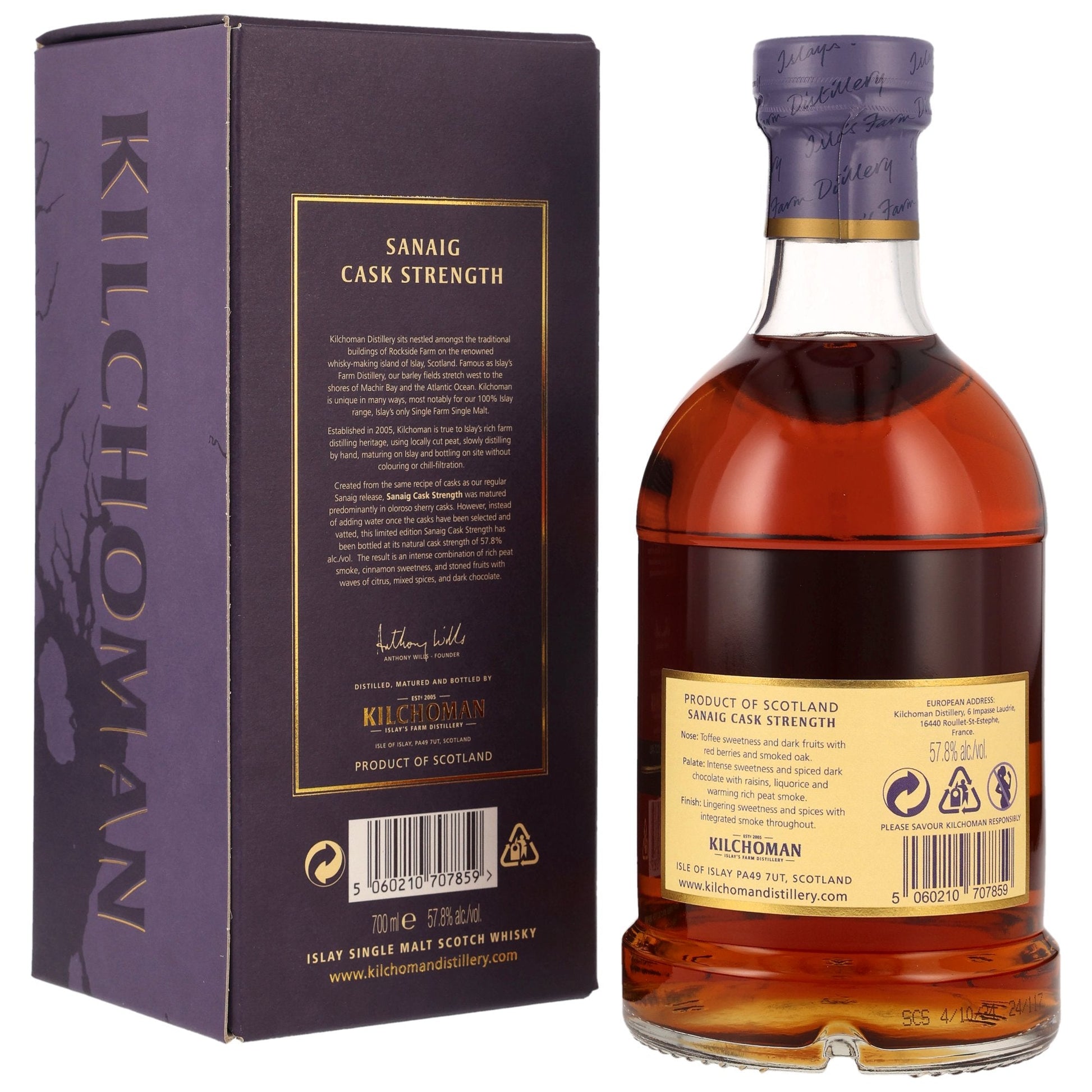 Kilchoman Sanaig Cask Strength Whisky | 57,8%GET A BOTTLE