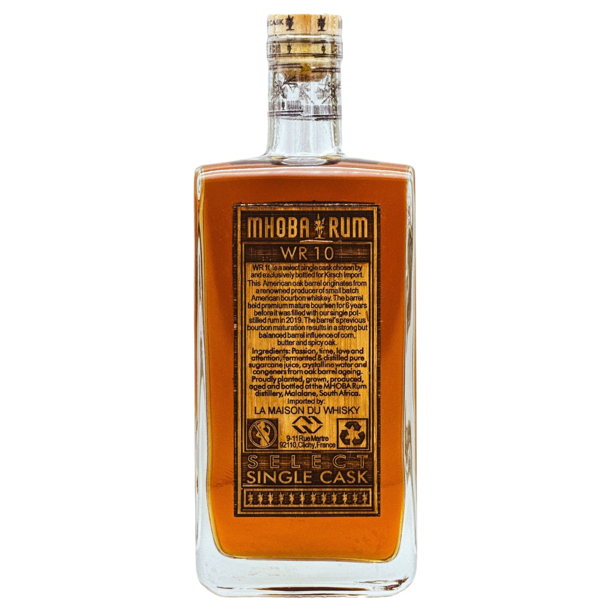 Mhoba Rum 2019/2023 South Africa Single Estate Sugar Cane Rum | 63,5%GET A BOTTLE