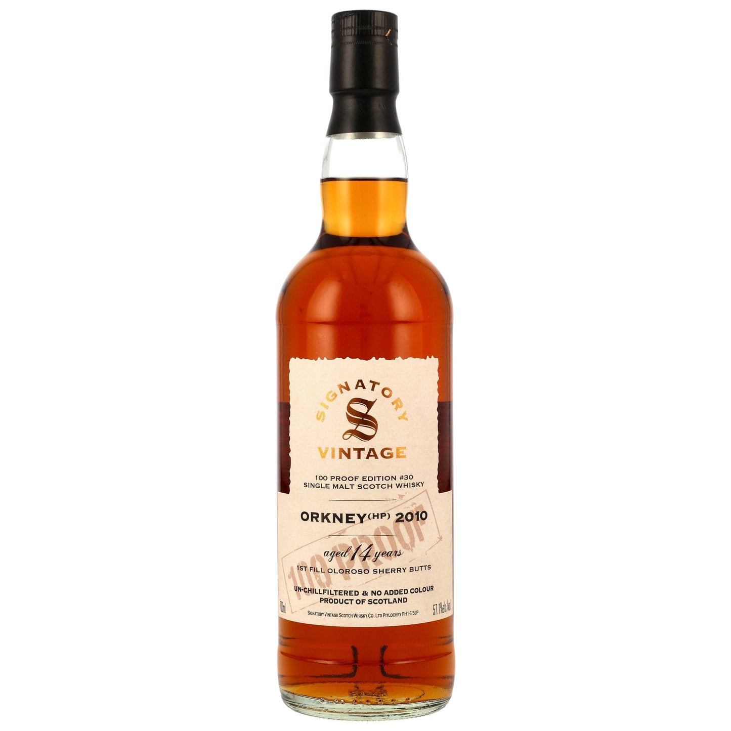 Orkney (HP) | 100 Proof Edition #30 | Signatory Vintage | 2010/2024 | 14 Jahre | 57,1%GET A BOTTLE