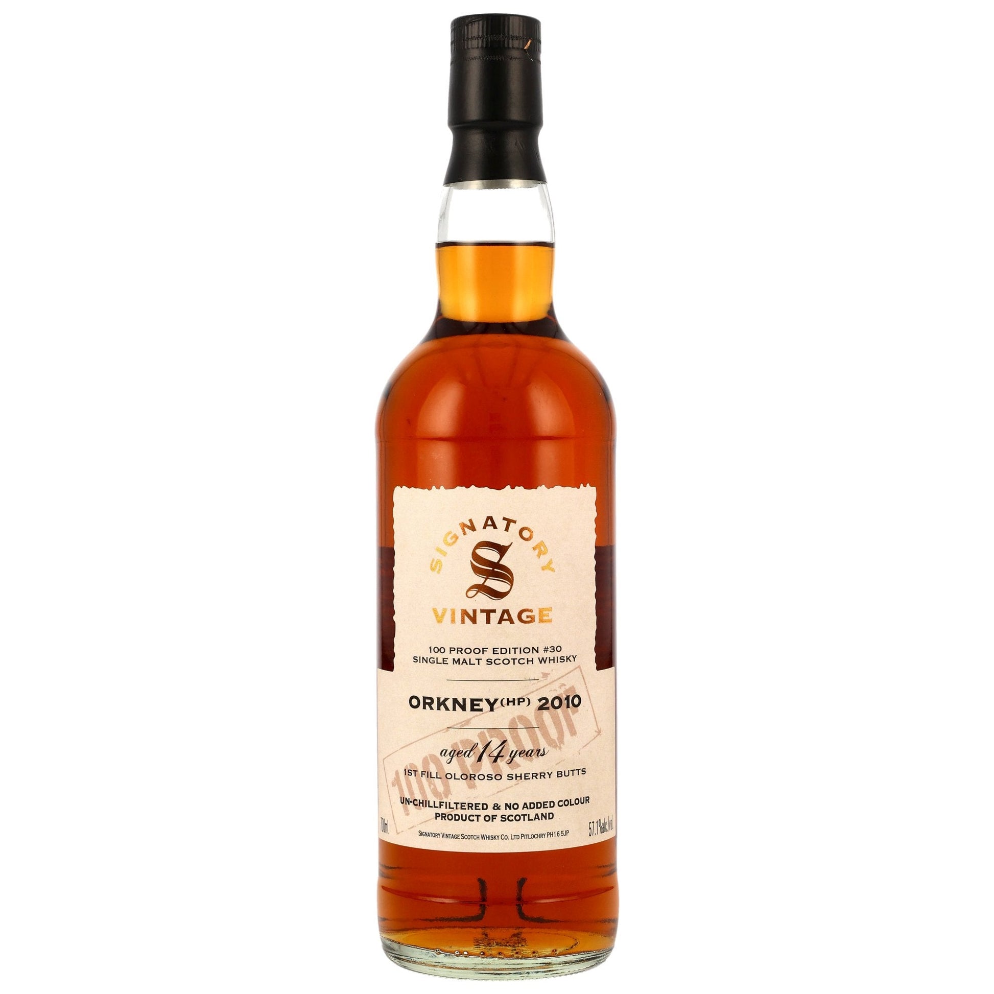 Orkney (HP) | 100 Proof Edition #30 | Signatory Vintage | 2010/2024 | 14 Jahre | 57,1%GET A BOTTLE