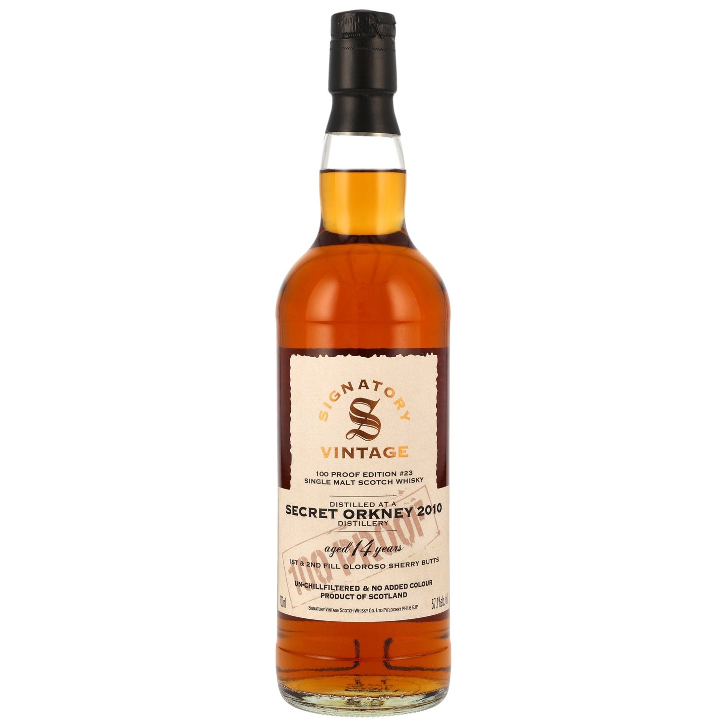 Secret Orkney | 100 Proof Edition #23 | Signatory Vintage | 2010/2024 | 14 Jahre | 57,1%GET A BOTTLE