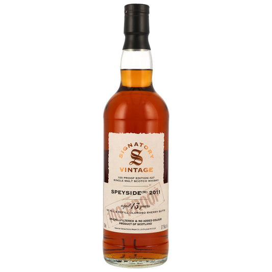 Speyside (M) | 100 Proof Edition #27 | 13 Years | 2011/2024 | Signatory Vintage | 57,1%GET A BOTTLE