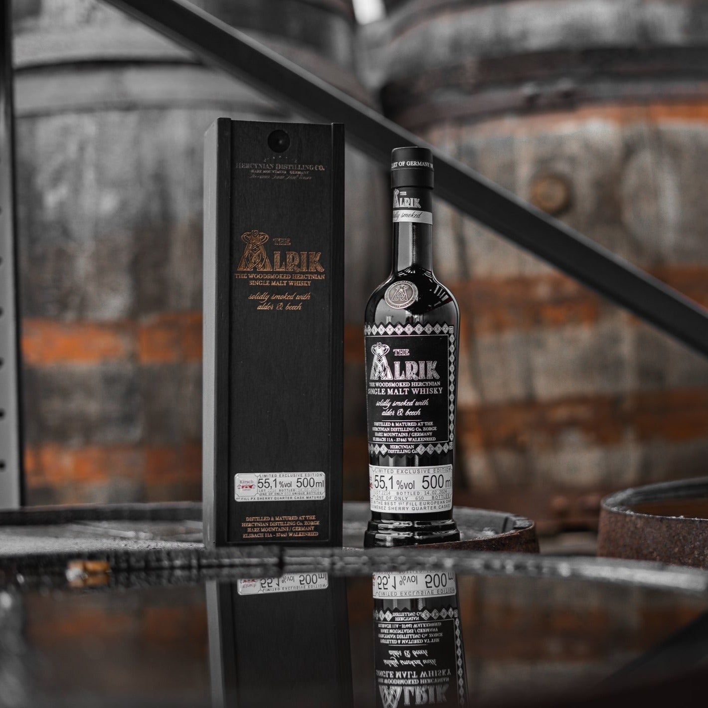 The Alrik | PX Cask | Kirsch Limited Edition | Woodsmoked Hercynian Whisky | 0,5l | 55,1%GET A BOTTLE