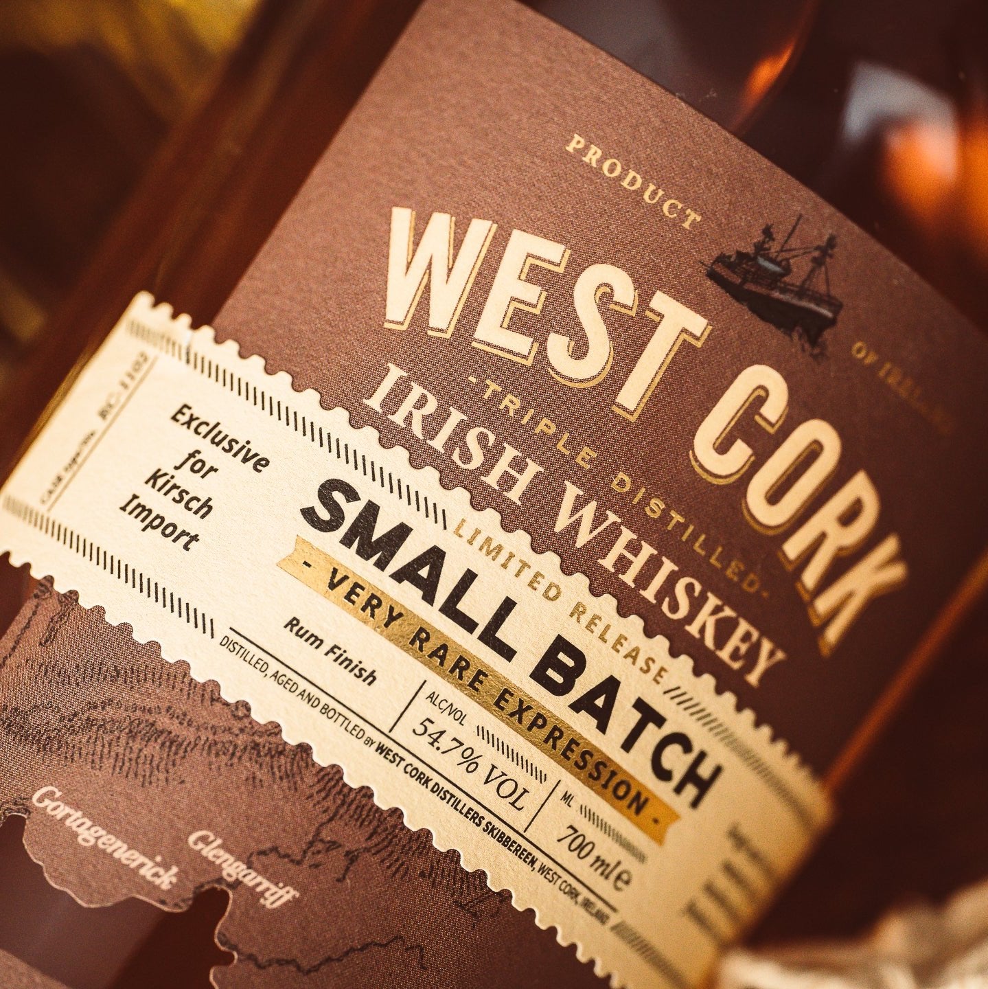 West Cork | Rum Finish | Small Batch - Cask Strength | 54,7%GET A BOTTLE