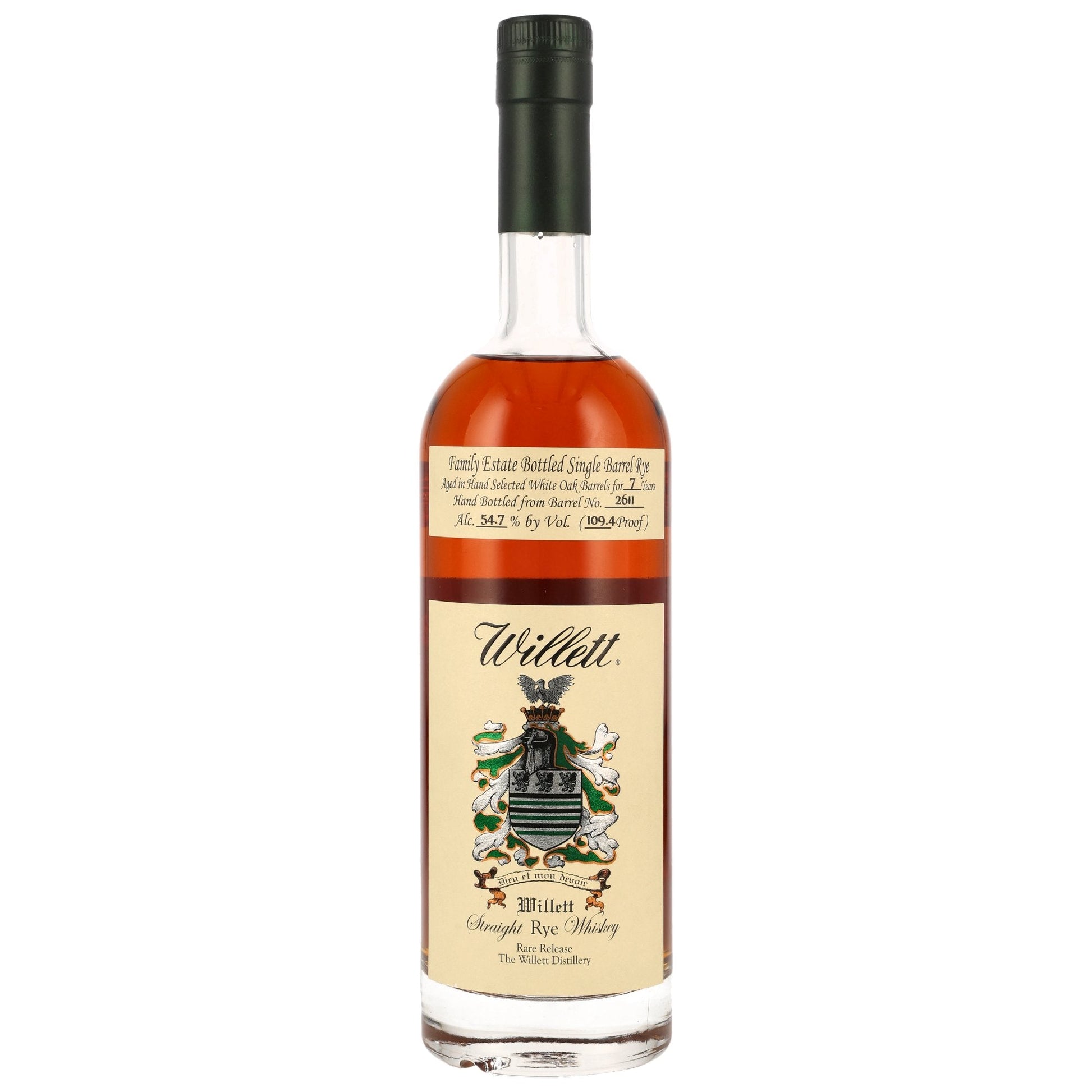 Willett | 7 Jahre | Single Barrel #2611 | Family Estate Rye Whiskey | WuDram | 54,7%GET A BOTTLE