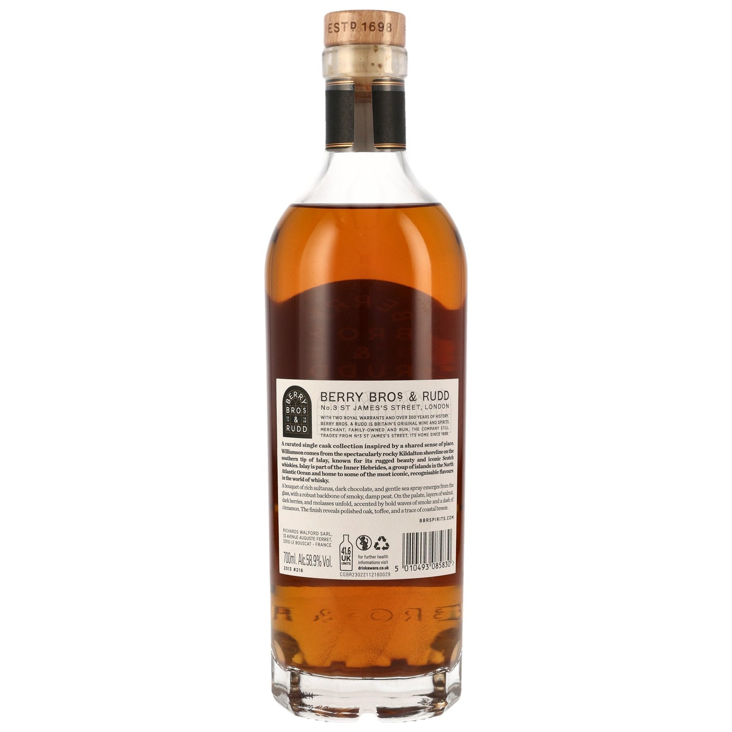 Williamson | Oloroso #216 Coasts & Shores | 2013/2024 | Berry Bros and Rudd | 58,9%GET A BOTTLE