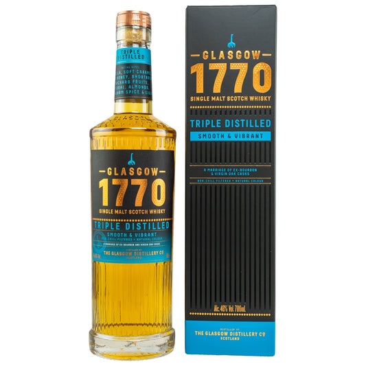 1770 Glasgow | Triple Distilled | Smooth & Vibrant | 0,7l | 46%GET A BOTTLE
