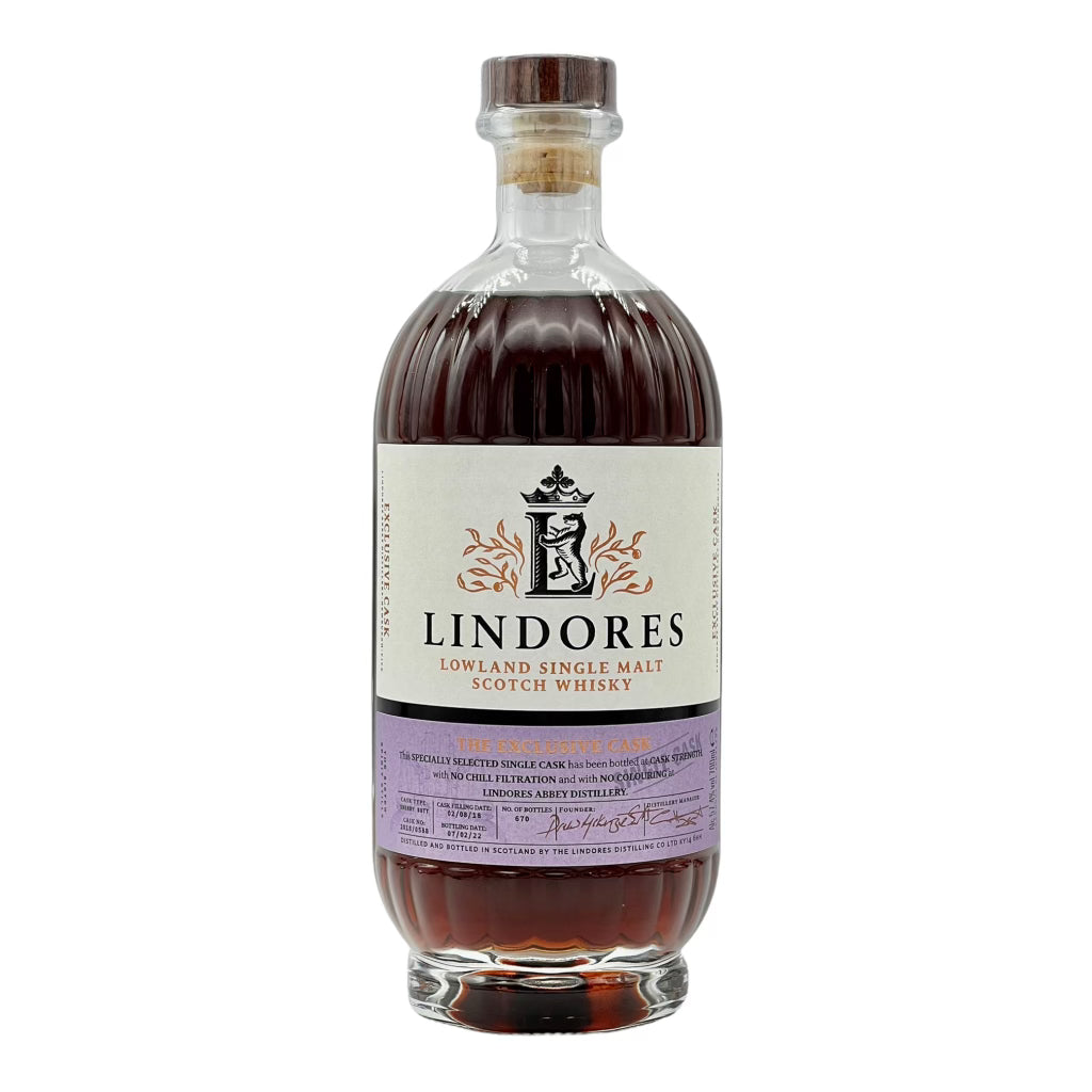 Lindores | The Exclusive Cask | Port Pipe/Sherry Butt #2018/0588 | 0,7l | 57,4%GET A BOTTLE