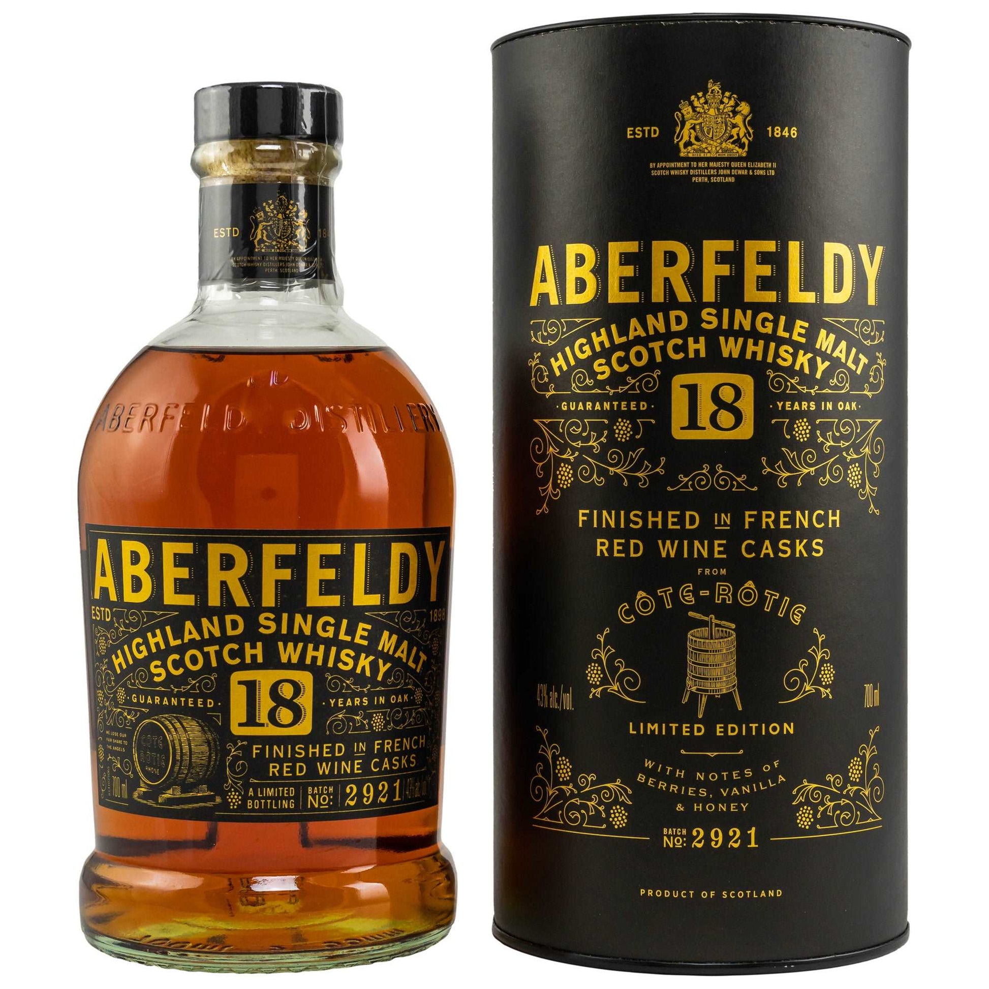 Aberfeldy | 18 Jahre | Cote Rotie Wine Cask | 0,7l | 43%GET A BOTTLE